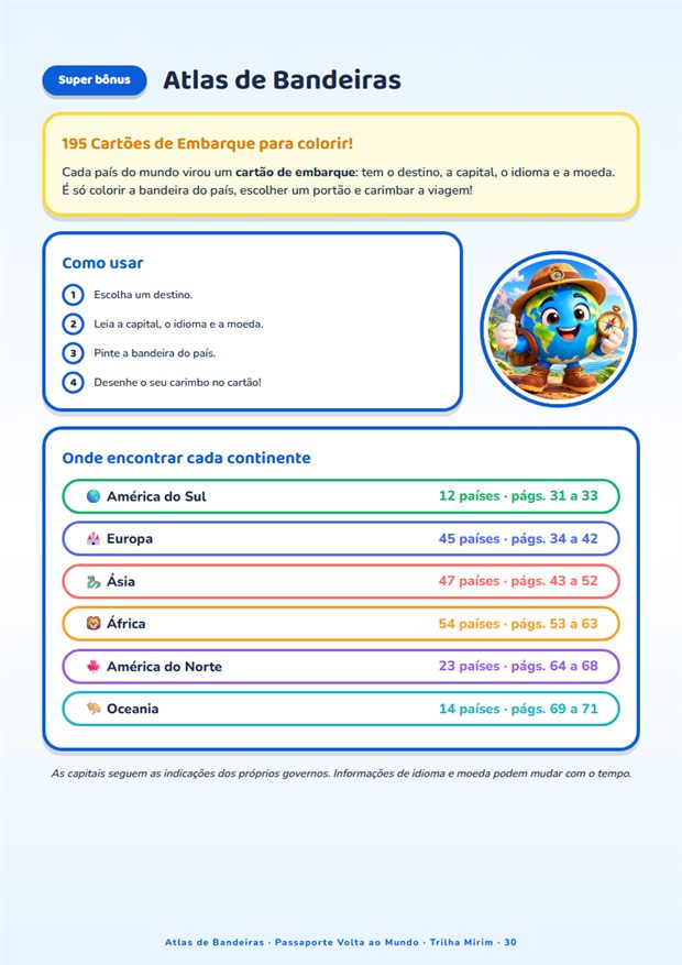 Introdução do Atlas de Bandeiras